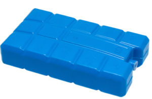 Kuehlelemente HDPE Akku in blau